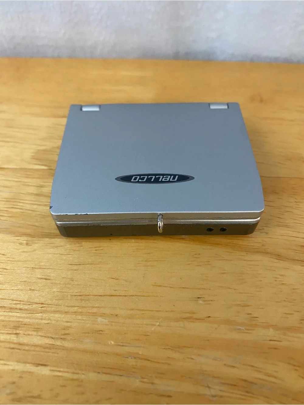 2006 Hallmark Silver Mini Laptop Ornament with Hoops & Yoyo